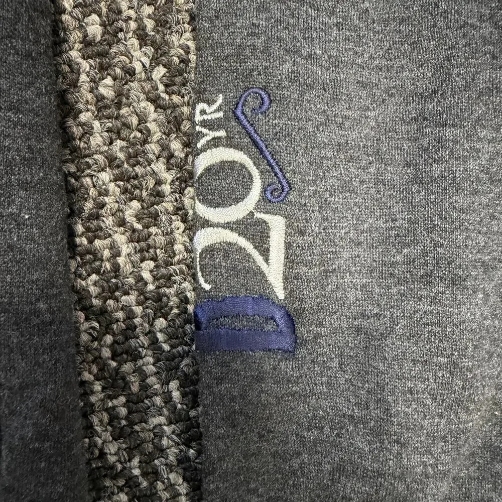 Blizzard Entertainment 20th Anniversary Logo Hoodie 2011 Gray Mens XL RARE